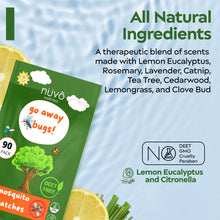 Load image into Gallery viewer, Mosquito Repellent Patches for Kids - DEET Free Essential Oil Patches - Easy to Use Peel and Stick - Jumbo Pack of 90 Patches