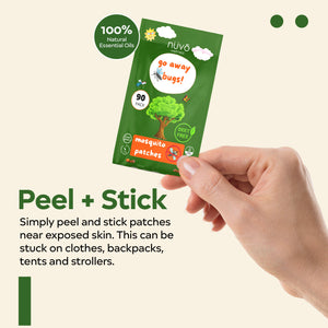 Mosquito Repellent Patches for Kids - DEET Free Essential Oil Patches - Easy to Use Peel and Stick - Jumbo Pack of 90 Patches