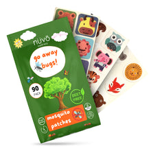 Load image into Gallery viewer, Mosquito Repellent Patches for Kids - DEET Free Essential Oil Patches - Easy to Use Peel and Stick - Jumbo Pack of 90 Patches