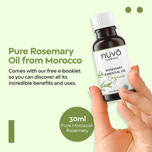 Load image into Gallery viewer, Organic Rosemary Oil for Hair Growth - Pure Rosemary Oil 30ml - Use for Hair Skin and Nails - Rosemary Essential Oils for Diffusers