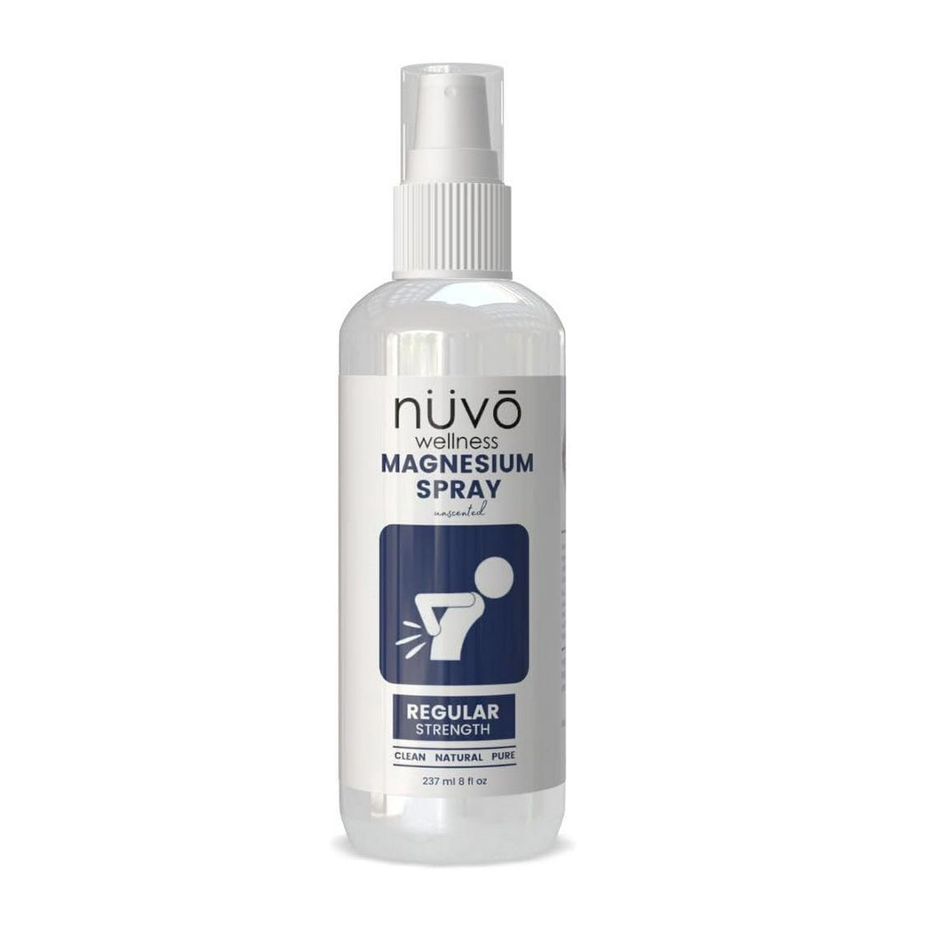 Nuvo Wellness Magnesium Oil Spray, Unscented Regular Strength - 237 ml/8 fl oz