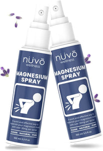 Magnesium Oil - Spray it Away with Magnesium - Fast Acting Transdermal Formula to Relax Muscles - Lightly Scented with Lavender - 2 Pack